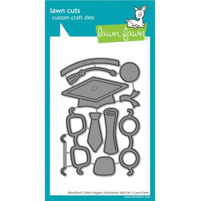 Lawn Fawn Lawn Cuts - Woodland Critter Huggers Add-On: Graduation